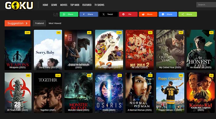 Goku.to FlixHQ alternative streaming