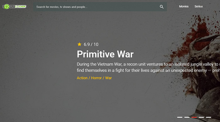 Putlocker TV shows and movies streaming site