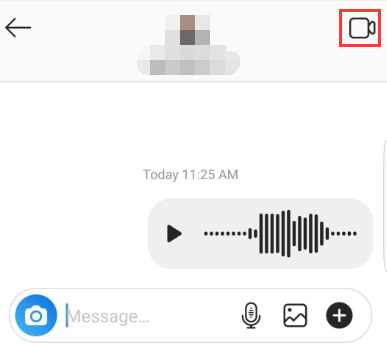 Instagram Video Call
