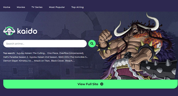 kaido.to anime streaming interface