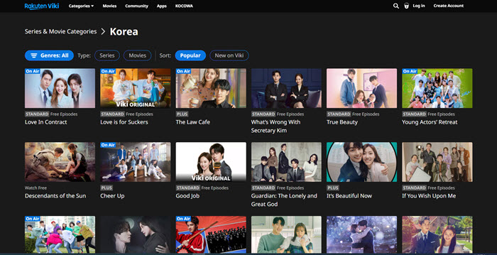 Korean Dramas on ViKi