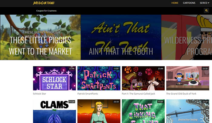 megacartoons cartoon streaming alternative