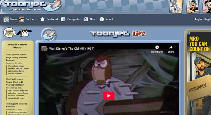 toonjet cartoon streaming alternative