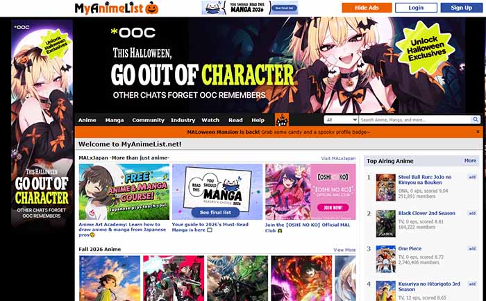 9Anime Alternative MyAnimeList