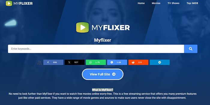 MyFlixer alternative site myflixer.ps review