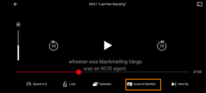 Netflix Audio & Subtitles