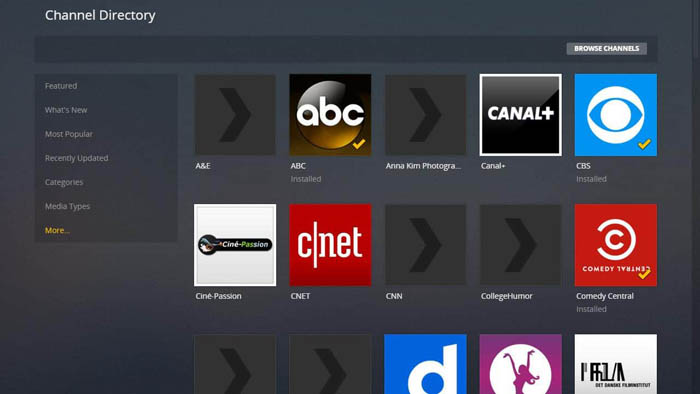 plex media server download tv