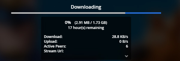 Popcorn Time slow download speed:make it faster