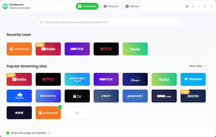 Save Video from URL NoteBurner
