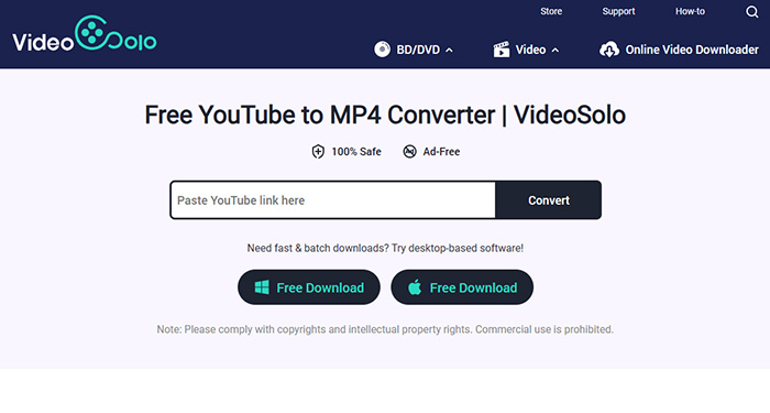 Save Video from URL VideoSolo