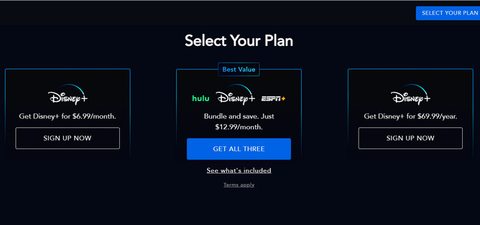 Disney Plus Sign up not working