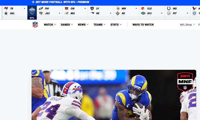 Sites like StreamEast NFL
