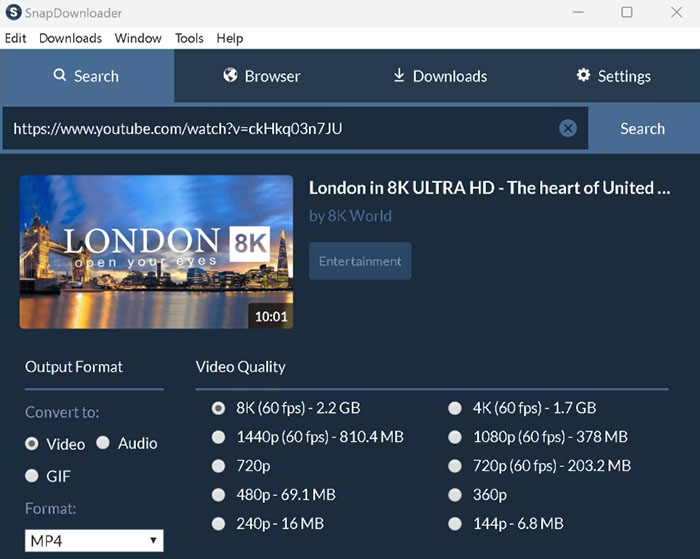 4K Video Downloader Alternatives SnapDownloader
