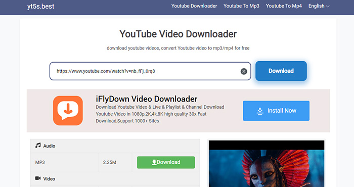 TubeNinja alternative Yt5s video downloader