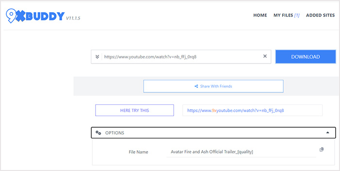 TubeNinja alternative 9xbuddy