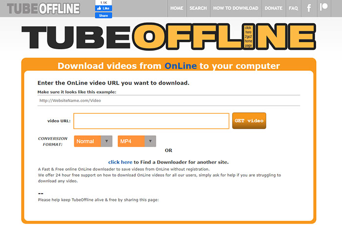 TubeNinja alternative TubeOffline