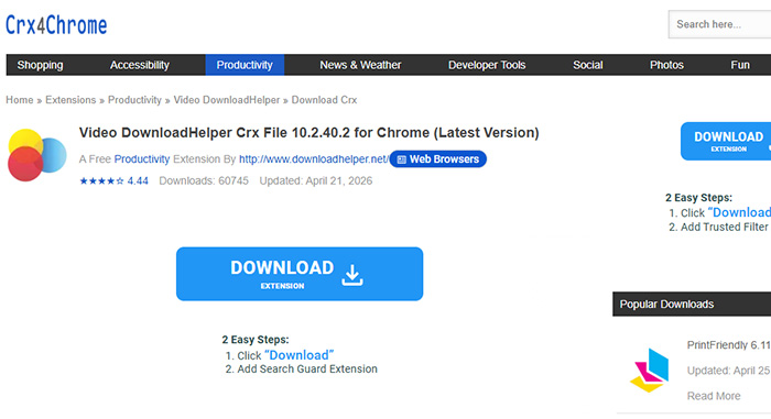 Video DownloadHelper Risks