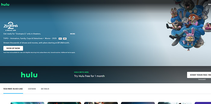 Watch Zootopia 2 Free on Hulu