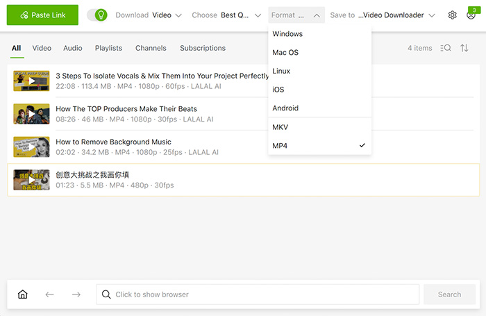 yt-dlp Alternatives 4K Video Downloader