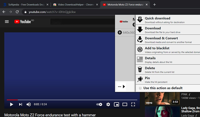 yt-dlp Alternatives Video DownloaderHelper