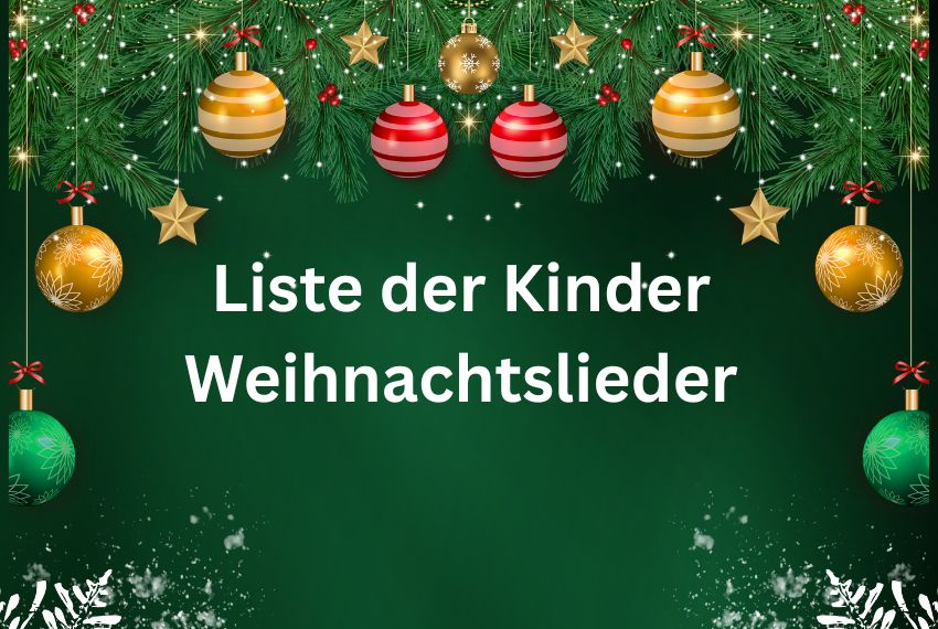 Kinder Weihnachtslieder Kostenloser Download