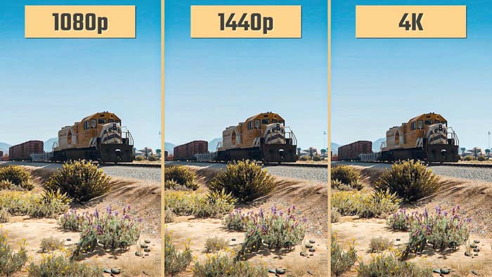 QHD vs 4K vs 1080p