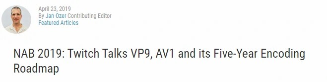Twitch adds av1 support