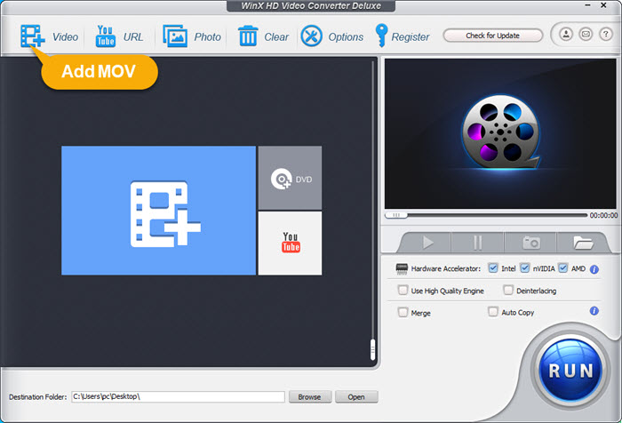 Add MOV File