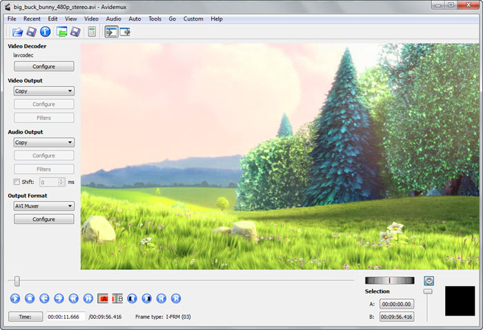 free video compression software - avidemux
