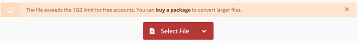 Cloudconvert size limit