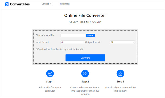 reducir tamaño de vídeo online gratis - convertfiles