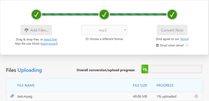 Convert MPEG to MP3 Online Free