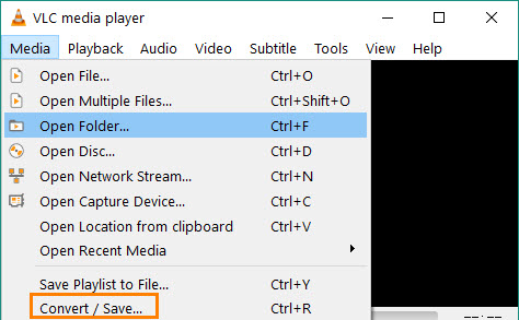 VLC Convert WebM to MP4