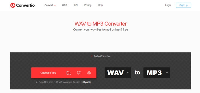 Convertio WAV to MP3