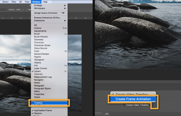 Create frame animation