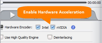 Enable Hardware Encoder