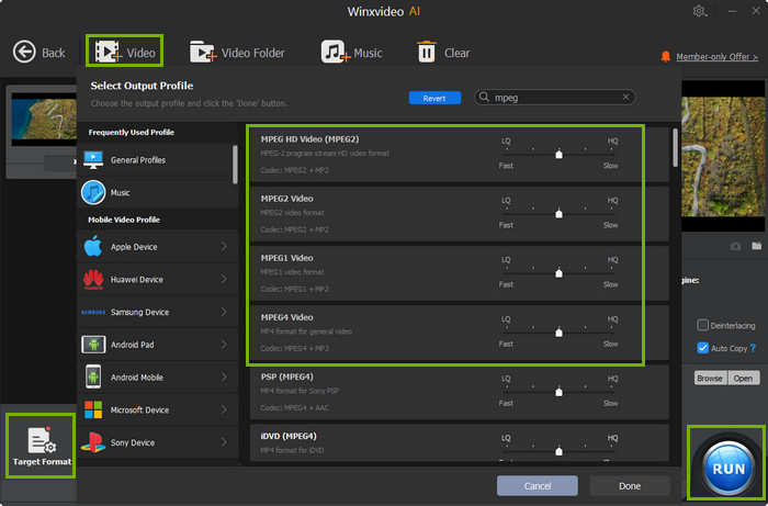 Convert MPEG to VOB