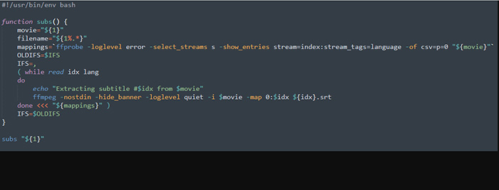 FFmpeg Subtitle Extractor