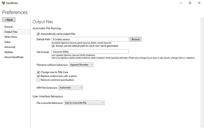 Batch Video Converter - Handbrake UI