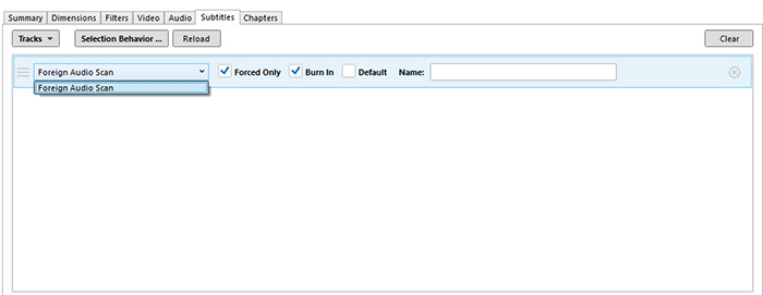 HandBrake Subtitle Support