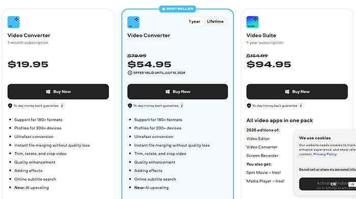 Movavi Video Converter Price