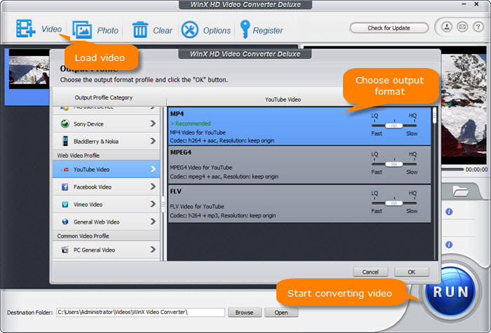 Convert AVCHD video