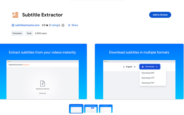  Subtitle Extractor Extension