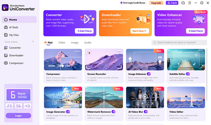 UniConverter Review UI