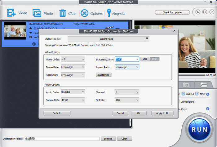 Convert VBR to CBR