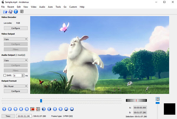 Top Windows Movie Maker Alternative for Windows 10 - Avidemux