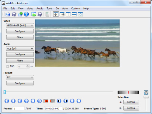 Best Free Video Editor for Windows 10 - avidemux