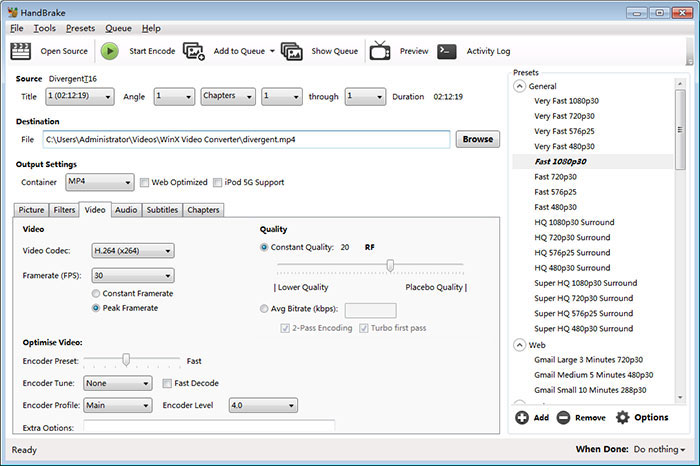 free open source Windows 10 video converter