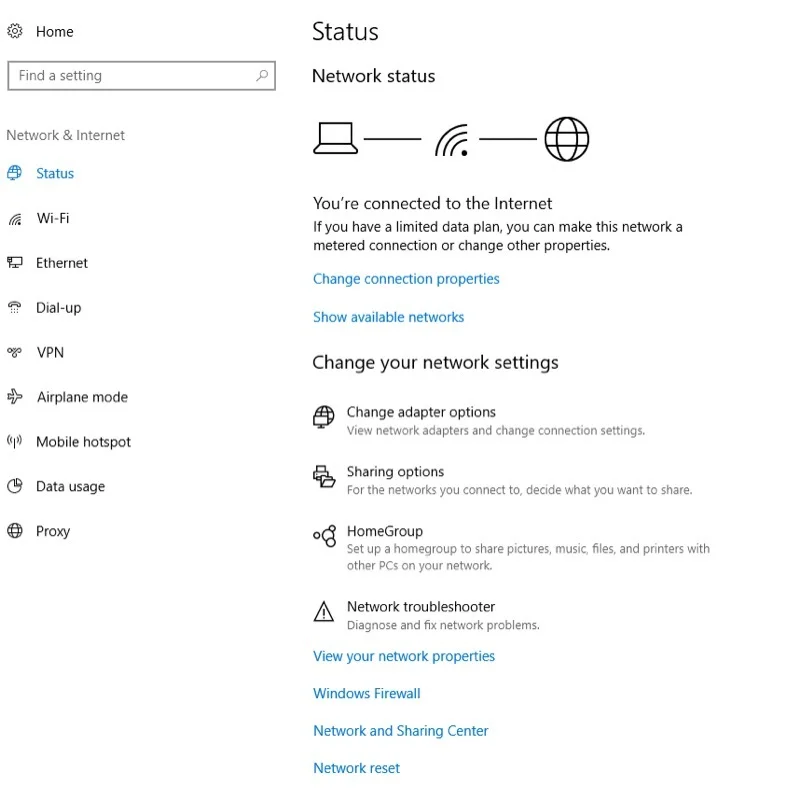 fix laptop not connecting to wifi - reset network