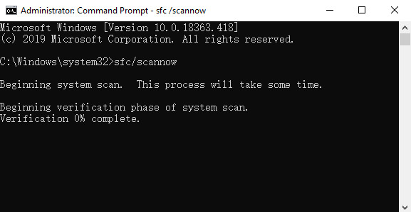 Run System File Checker